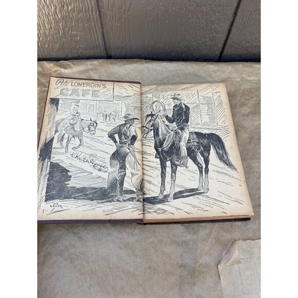 Gene Autry And The Thief River Outlaws Hardcover Book 1944 Western Fiction - Picture 7 of 16